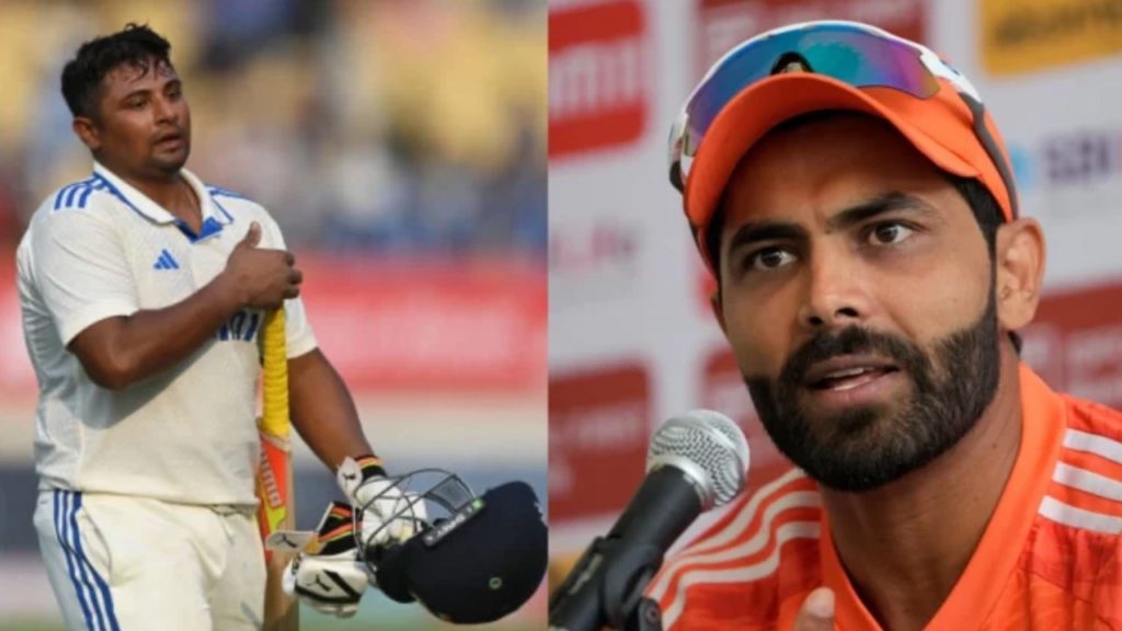 Sarfaraz Khan and Jadeja