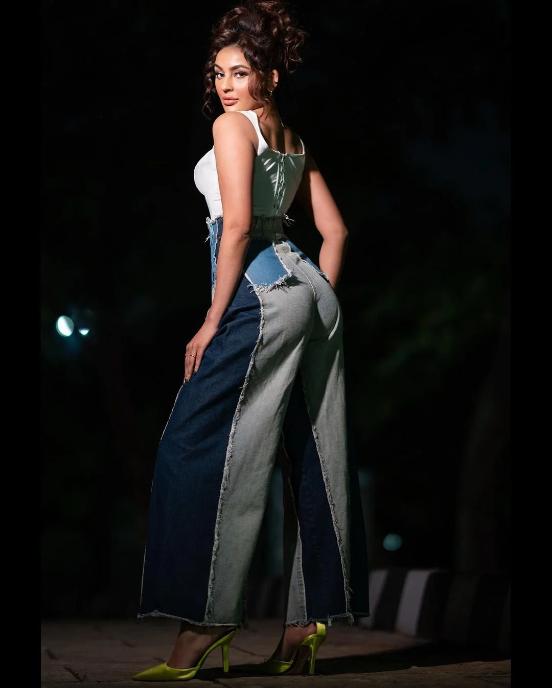 Seerat Kapoor stylish photoshoot in bhamakalapam 2 promotions