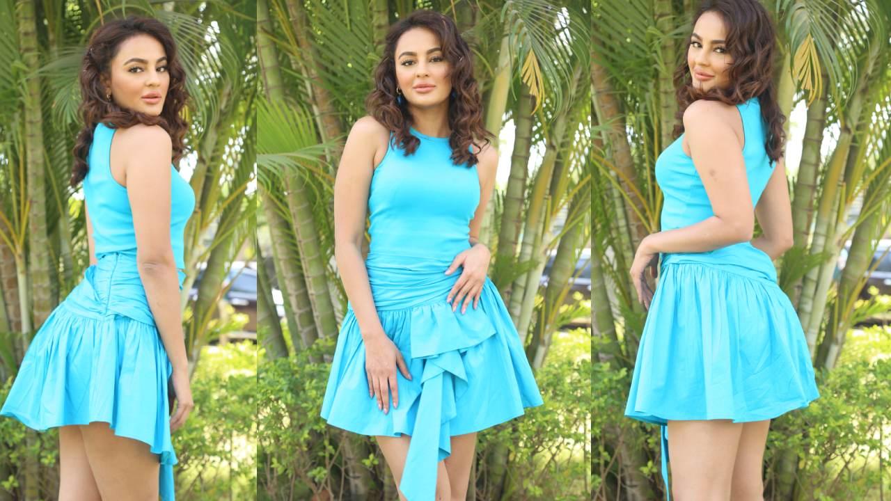 Seerat Kapoor : షార్ట్ గౌనులో సీరత్ కపూర్ స్టన్నింగ్ లుక్స్..