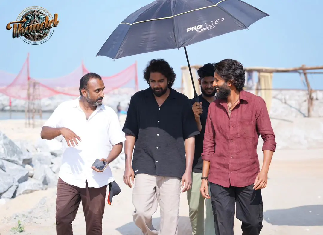 Naga Chaitanya Sai Pallavi Thandel Movie Working Stills