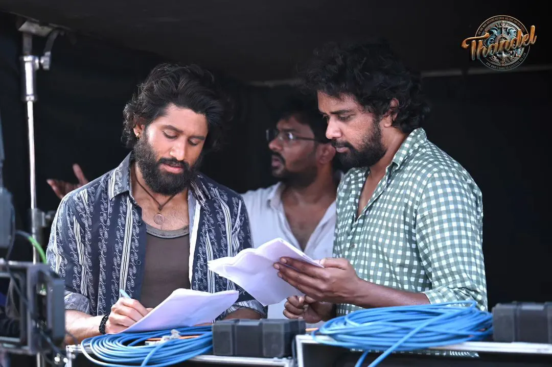 Naga Chaitanya Sai Pallavi Thandel Movie Working Stills