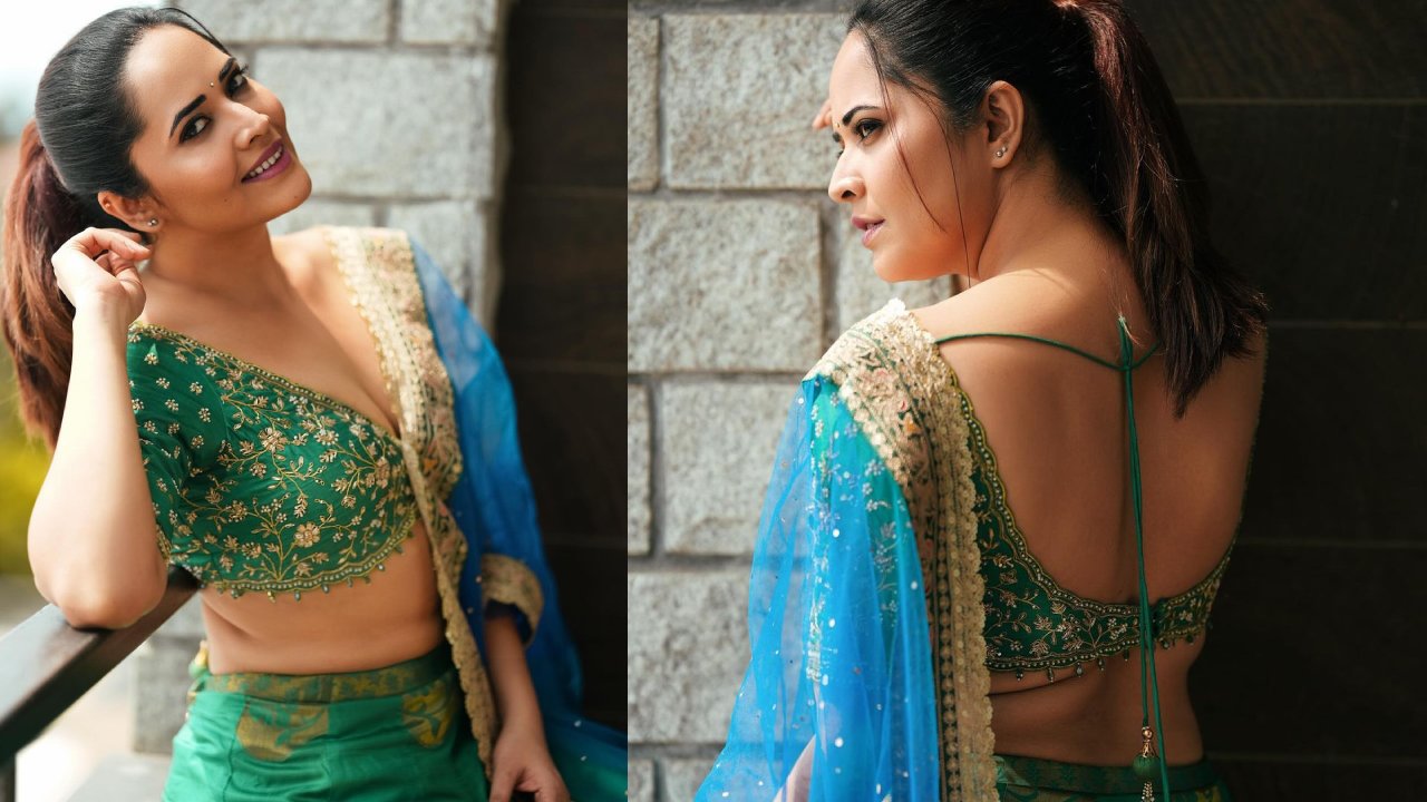 Anasuya Bharadwaj : అనసూయ లంగావోణీ అందాలు..