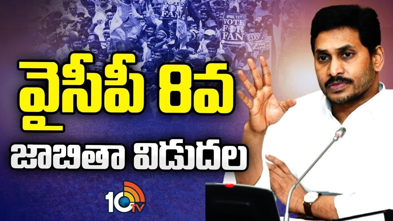 వైసీపీ 8వ జాబితా విడుదల.. ఇద్దరు లోక్సభ, ముగ్గురు అసెంబ్లీ ఇంచార్జుల పేర్లు ప్రకటన వైసీపీ 8వ జాబితా విడుదల.. ఇద్దరు లోక్సభ, ముగ్గురు అసెంబ్లీ ఇంచార్జుల పేర్లు ప్రకటన