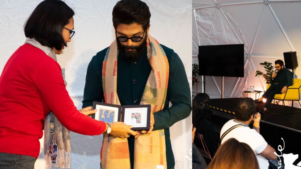 Allu Arjun Felicitated in Berlin International Film Festival