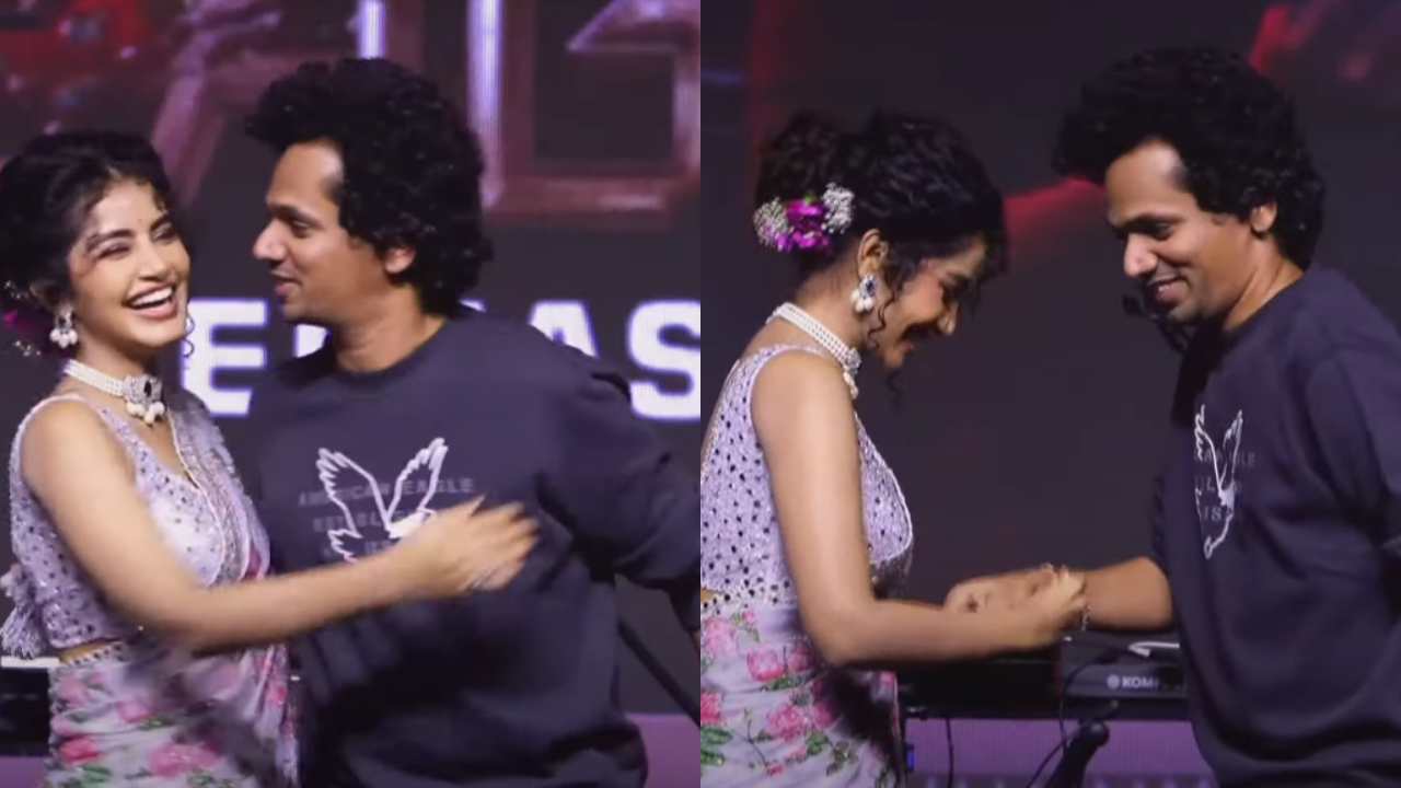 Anupama Parameswaran : స్టేజిపై డైరెక్టర్ కి రాఖీ కట్టి.. అన్నయ్య అంటూ హగ్ ఇచ్చిన అనుపమ.. Anupama Parameswaran : స్టేజిపై డైరెక్టర్ కి రాఖీ కట్టి.. అన్నయ్య అంటూ హగ్ ఇచ్చిన అనుపమ..