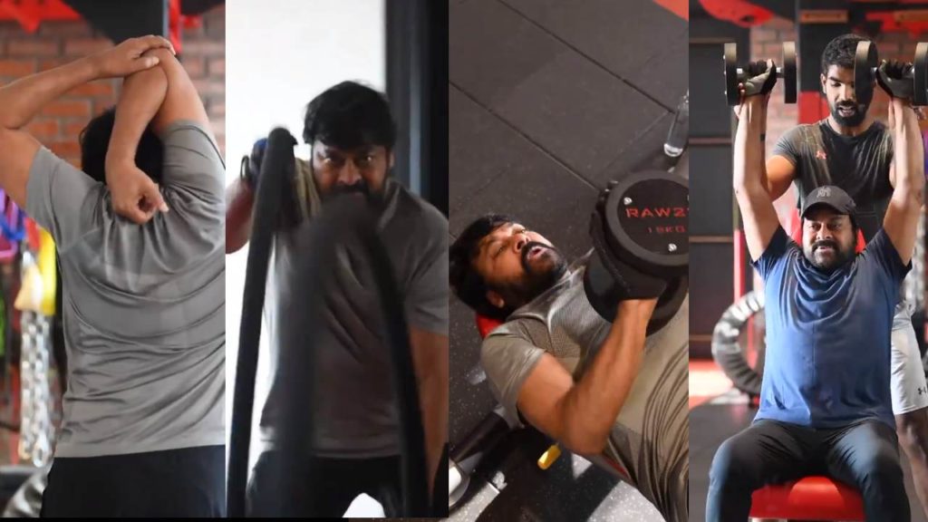 Megastar Chiranjeevi Gearing up for Vishwambhara Movie Shared Gym Video