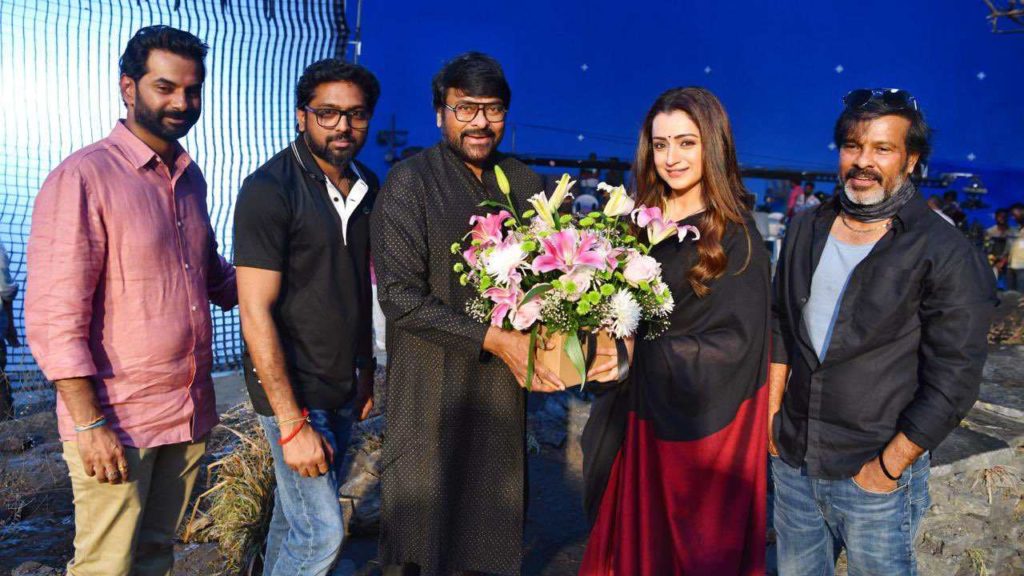 Trisha playing Female Lead in Chiranjeevi Vishwambhara Movie Video goes Viral