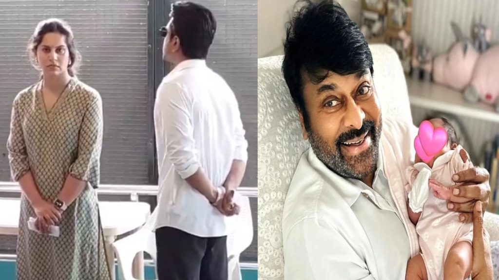 fans generating comedy on Ram Charan Upasana recent photo with klin kaara