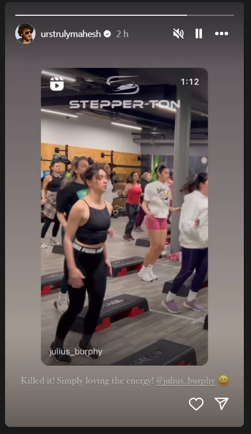 foreigners gym work outs by Kurchi Madathapetti Song video gone viral