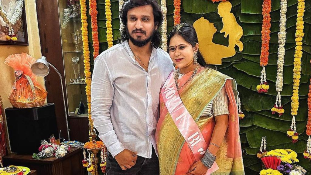 Nikhil Siddhartha shares her wife Pallavi Baby Shower Photo in Social Media
