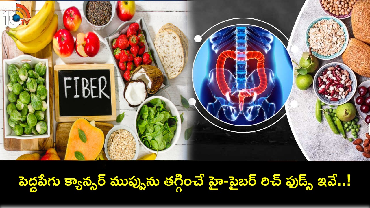 Risk Of Colon Cancer : పెద్దపేగు క్యాన్సర్తో జాగ్రత్త.. ఎలాంటి డైట్ తప్పనిసరి.. ఏయే హై-పైబర్ రిచ్ ఫుడ్స్ తీసుకోవాలంటే? Risk Of Colon Cancer : పెద్దపేగు క్యాన్సర్తో జాగ్రత్త.. ఎలాంటి డైట్ తప్పనిసరి.. ఏయే హై-పైబర్ రిచ్ ఫుడ్స్ తీసుకోవాలంటే?