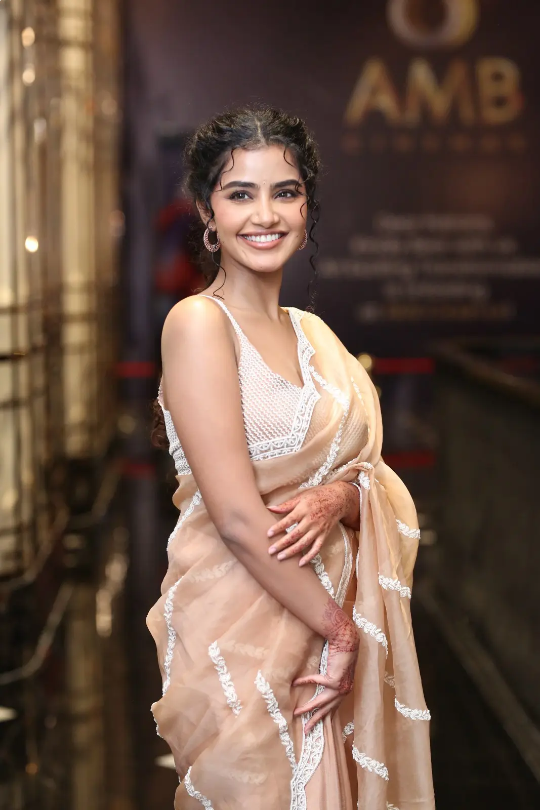 Anupama Parameswaran Stunning Looks in Saree