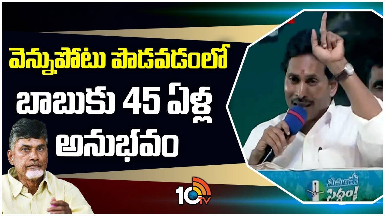 CM Jagan Comments : చంద్రబాబుపై ధ్వజమెత్తిన ఏపీ సీఎం జగన్