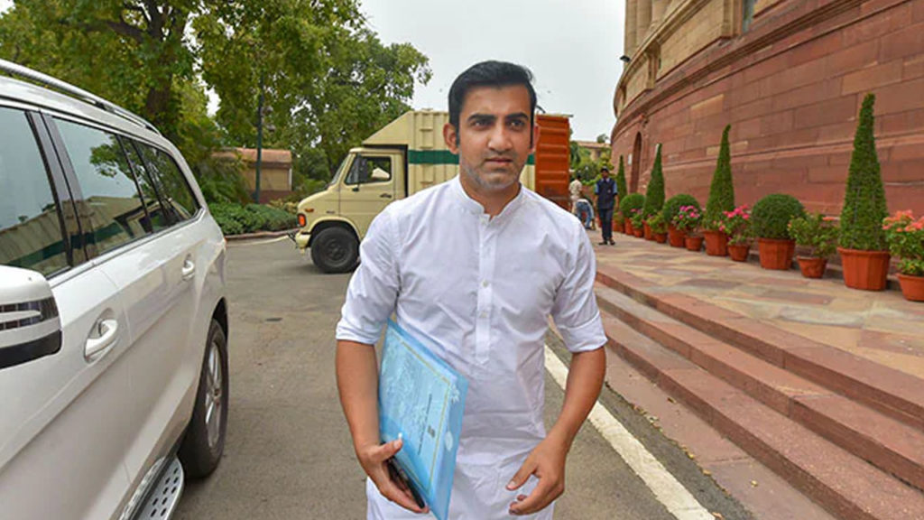 Gautam Gambhir announced to step away from active politics