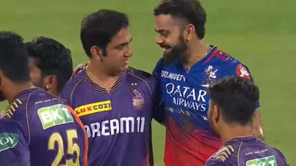 Gautam Gambhir and Virat Kohli