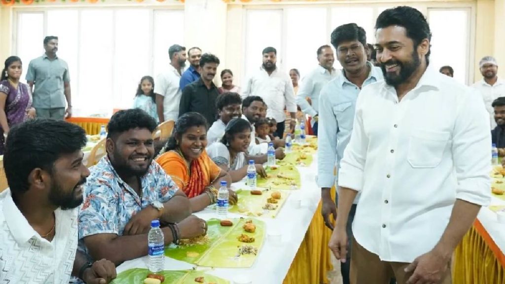 Kanguva star Suriya special treat for his fans photos viral