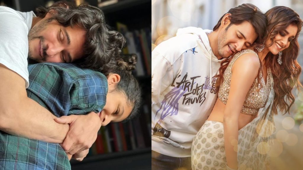Mahesh Babu re creating his movie poster with Sitara Ghattamaneni