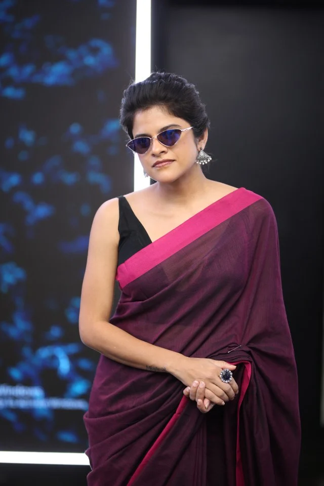 Maya Sundara Krishnan Stylish Looks in Saree