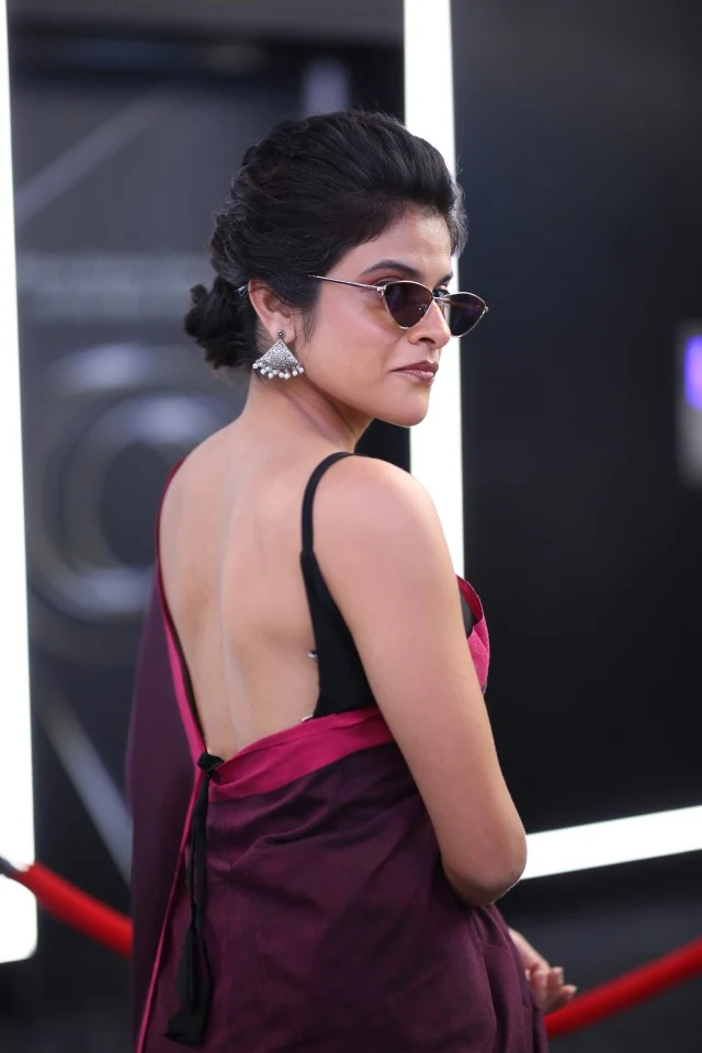 Maya Sundara Krishnan Stylish Looks in Saree