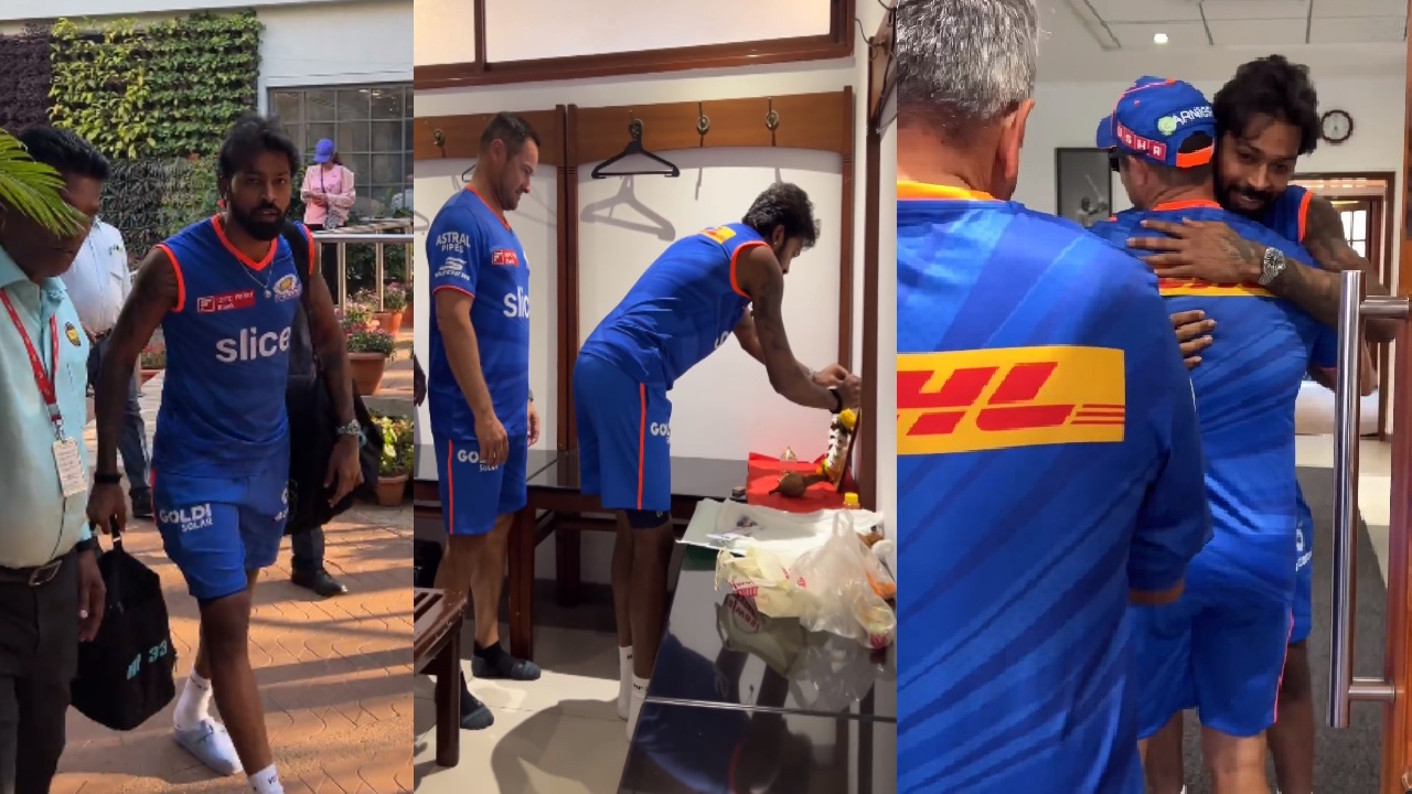 Hardik Pandya : ప్లేయర్గా వెళ్లాడు.. కెప్టెన్గా తిరిగొచ్చాడు.. ముంబై డ్రెస్సింగ్ రూమ్లో పాండ్య రీ ఎంట్రీ అదుర్స్.. Hardik Pandya : ప్లేయర్గా వెళ్లాడు.. కెప్టెన్గా తిరిగొచ్చాడు.. ముంబై డ్రెస్సింగ్ రూమ్లో పాండ్య రీ ఎంట్రీ అదుర్స్..