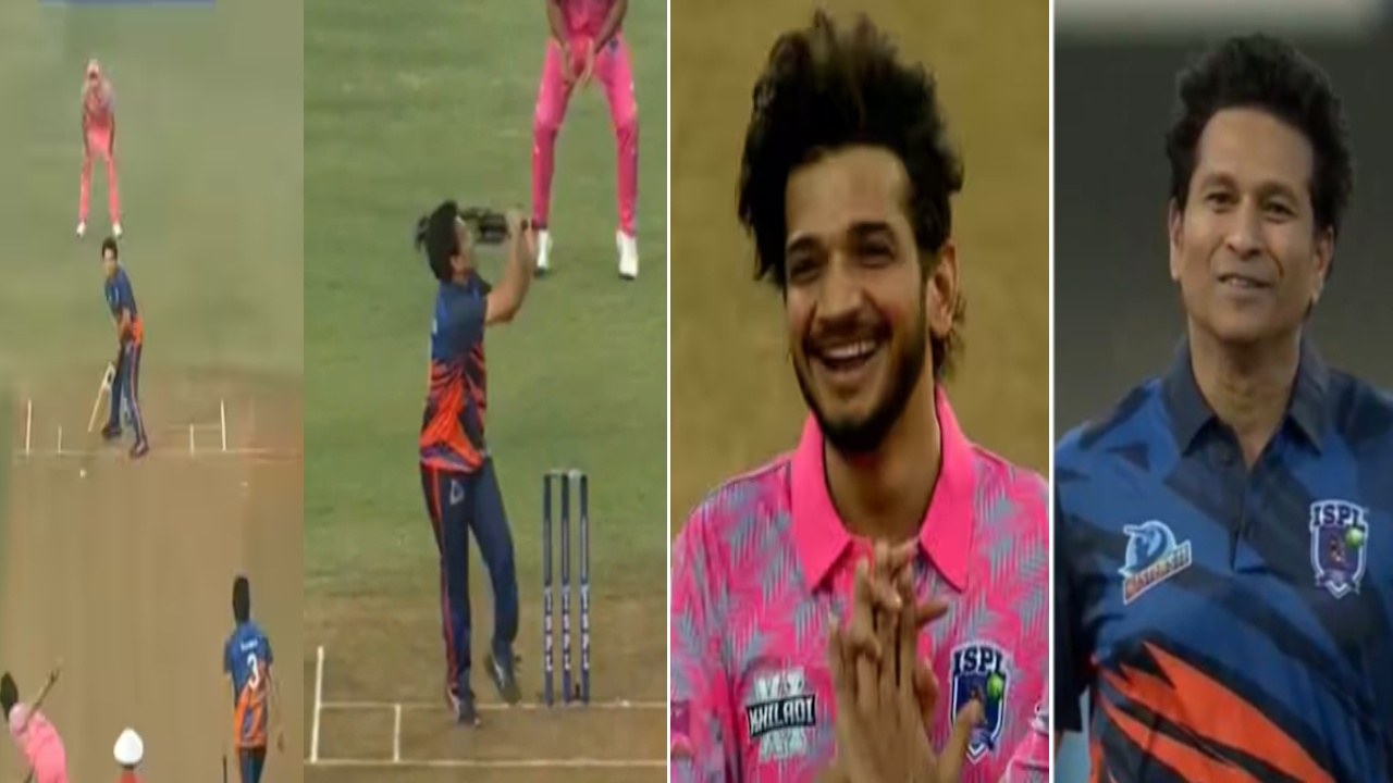 Sachin Tendulkar : బిగ్బాస్ విన్నర్ చేతిలో ఔటైన సచిన్ టెండూల్కర్.. వీడియో వైరల్ Sachin Tendulkar : బిగ్బాస్ విన్నర్ చేతిలో ఔటైన సచిన్ టెండూల్కర్.. వీడియో వైరల్