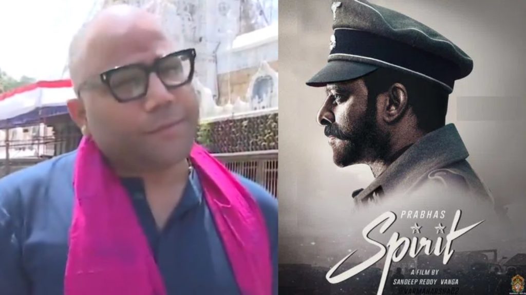 Prabhas Spirit movie director Sandeep Reddy Vanga new look