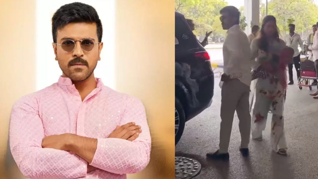 Ram Charan went to tirupati with Upasana Klin Kaara
