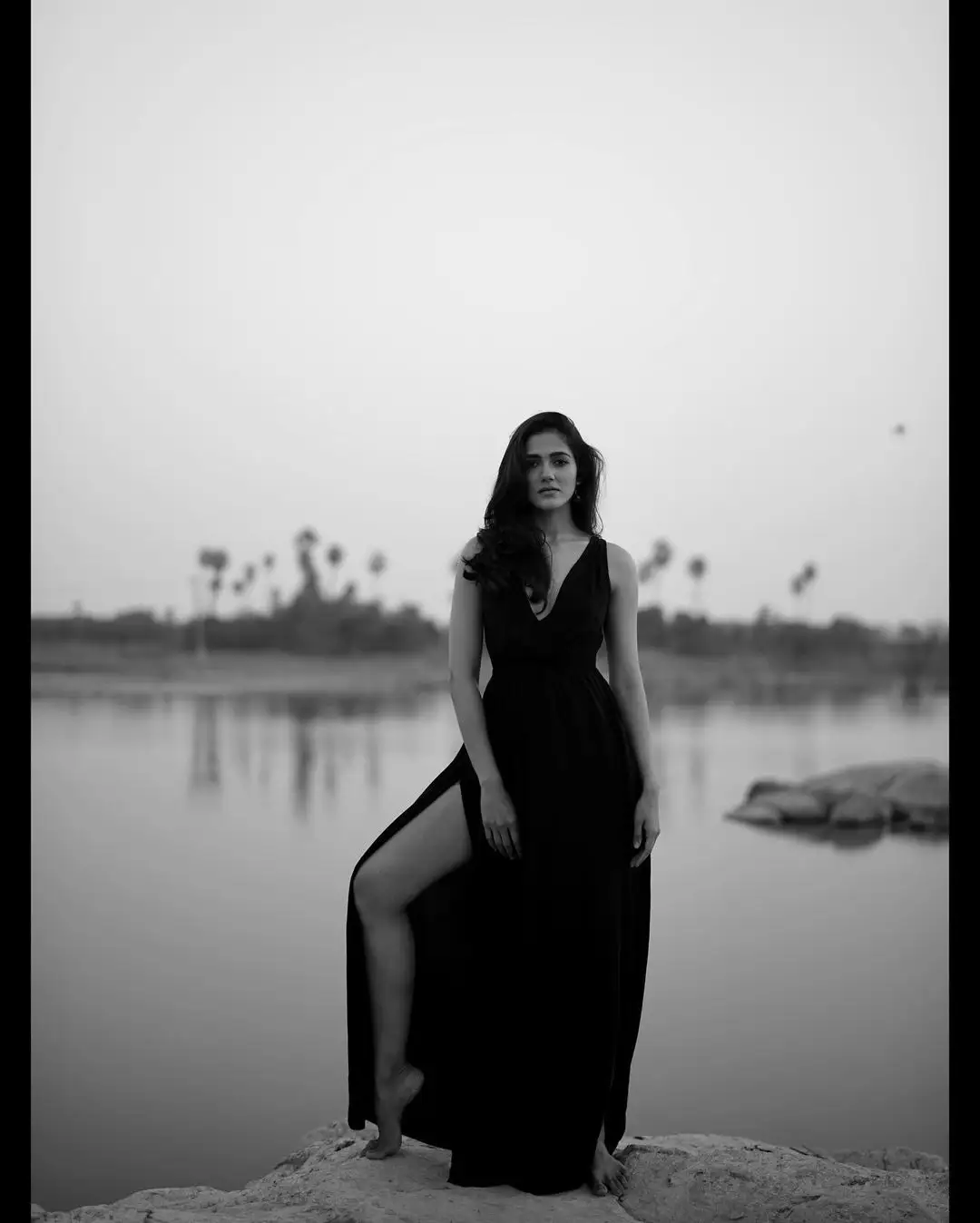 Simran Choudhary Stunning Looks in Black Dress