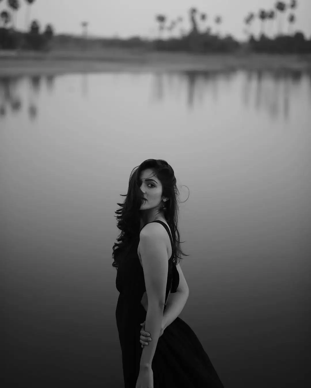 Simran Choudhary Stunning Looks in Black Dress