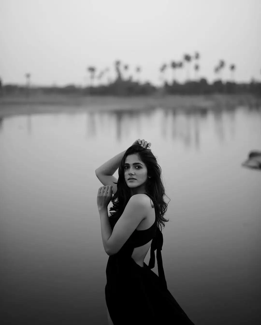 Simran Choudhary Stunning Looks in Black Dress