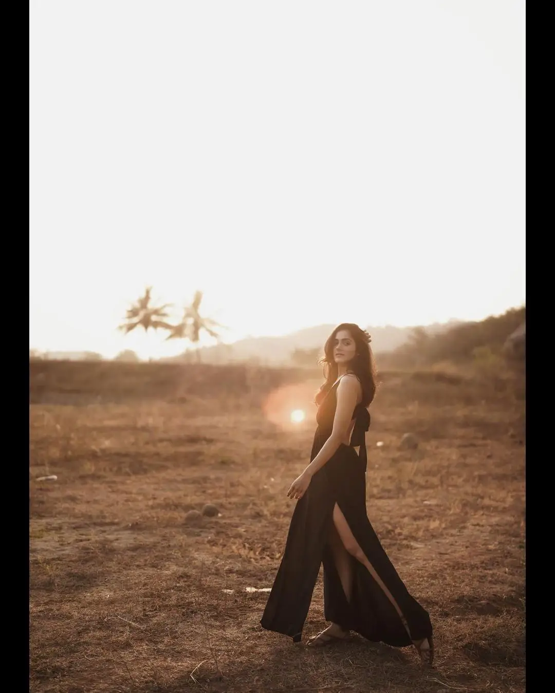 Simran Choudhary Stunning Looks in Black Dress