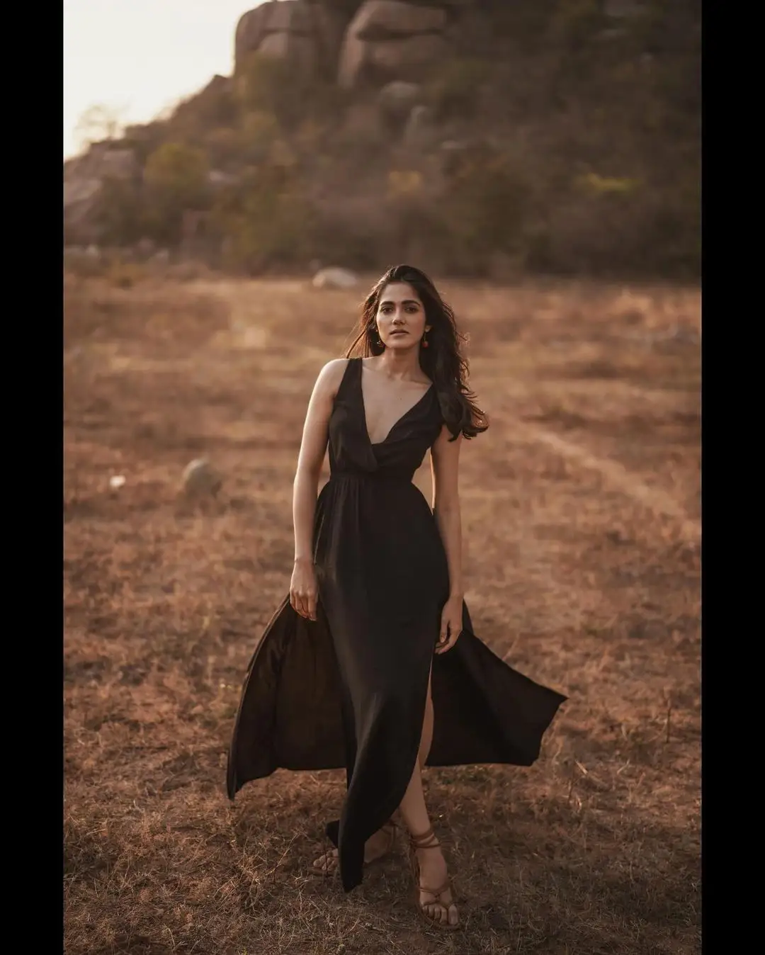 Simran Choudhary Stunning Looks in Black Dress