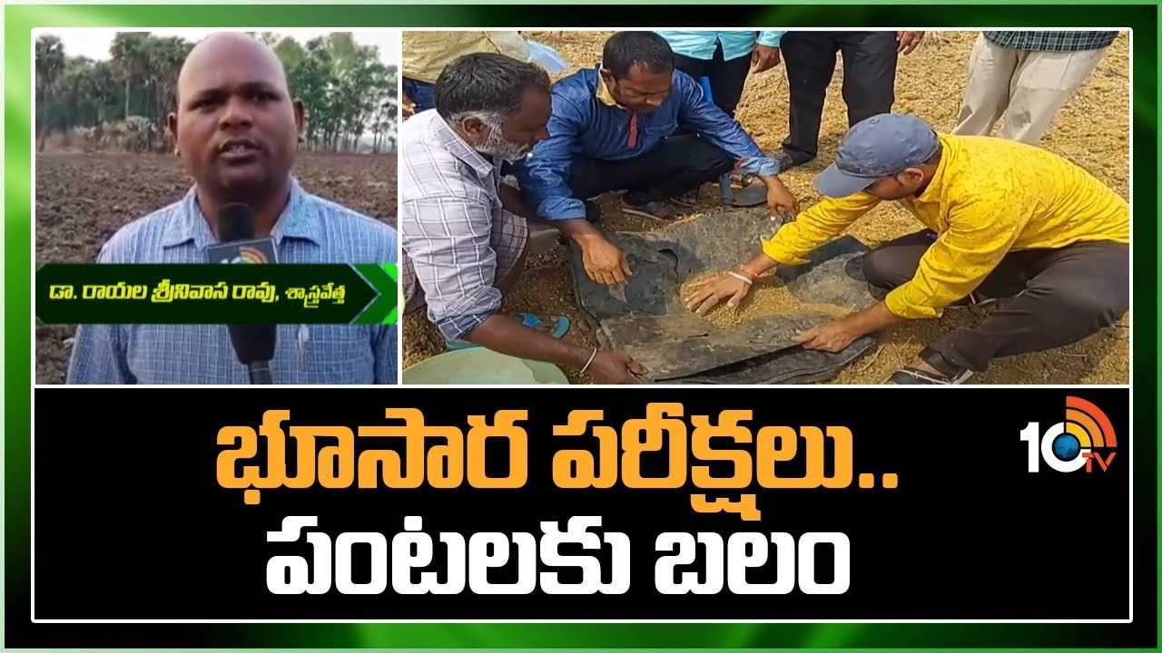 Soil Test : భూసార పరీక్షలు.. పంటలకు బలం.. తక్కువ పెట్టుబడితో.. అధిక దిగుబడులు Soil Test : భూసార పరీక్షలు.. పంటలకు బలం.. తక్కువ పెట్టుబడితో.. అధిక దిగుబడులు
