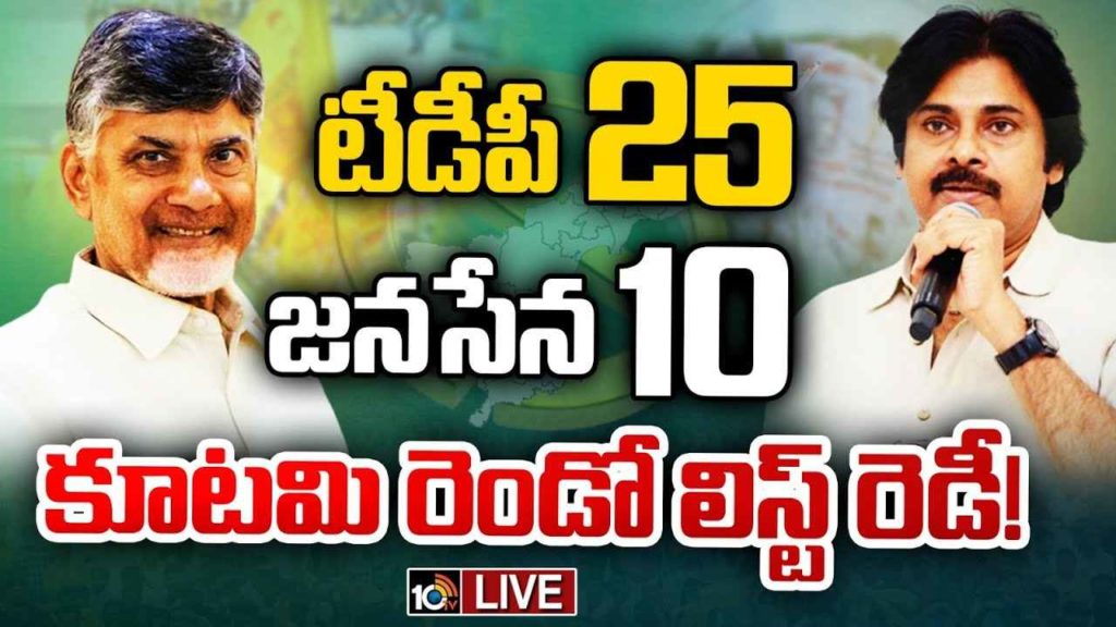 TDP Janasena Second List