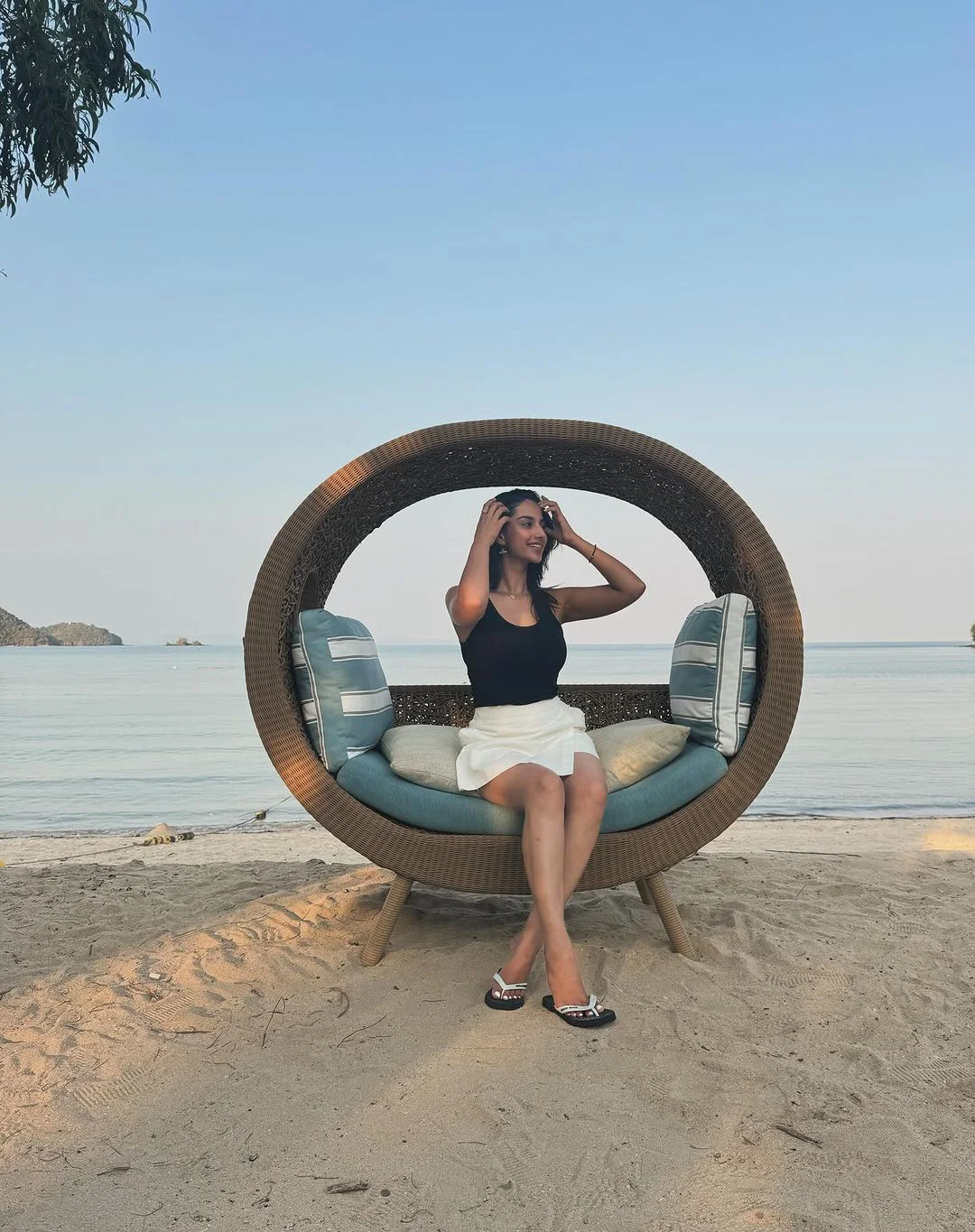 Tollywood Actress Meenaakshi Chaudhary enjoying vacation photos