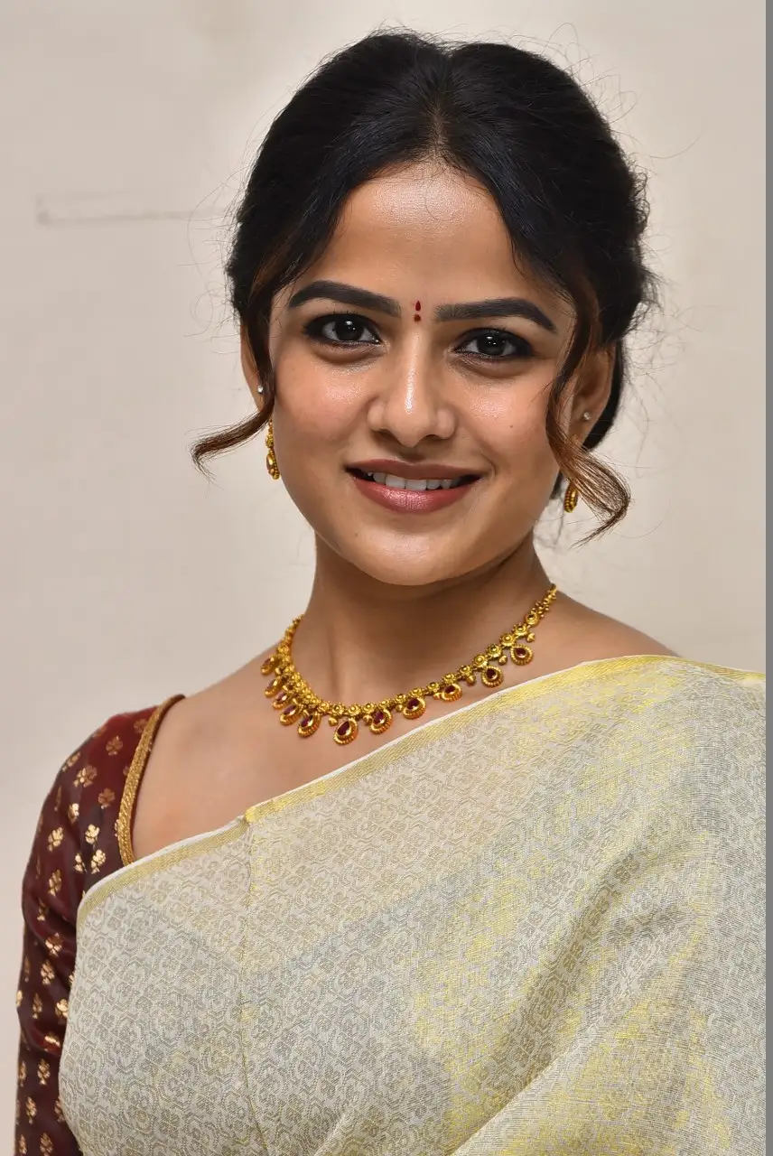 Vaishnavi Chaitanya Smiley Looks in Saree