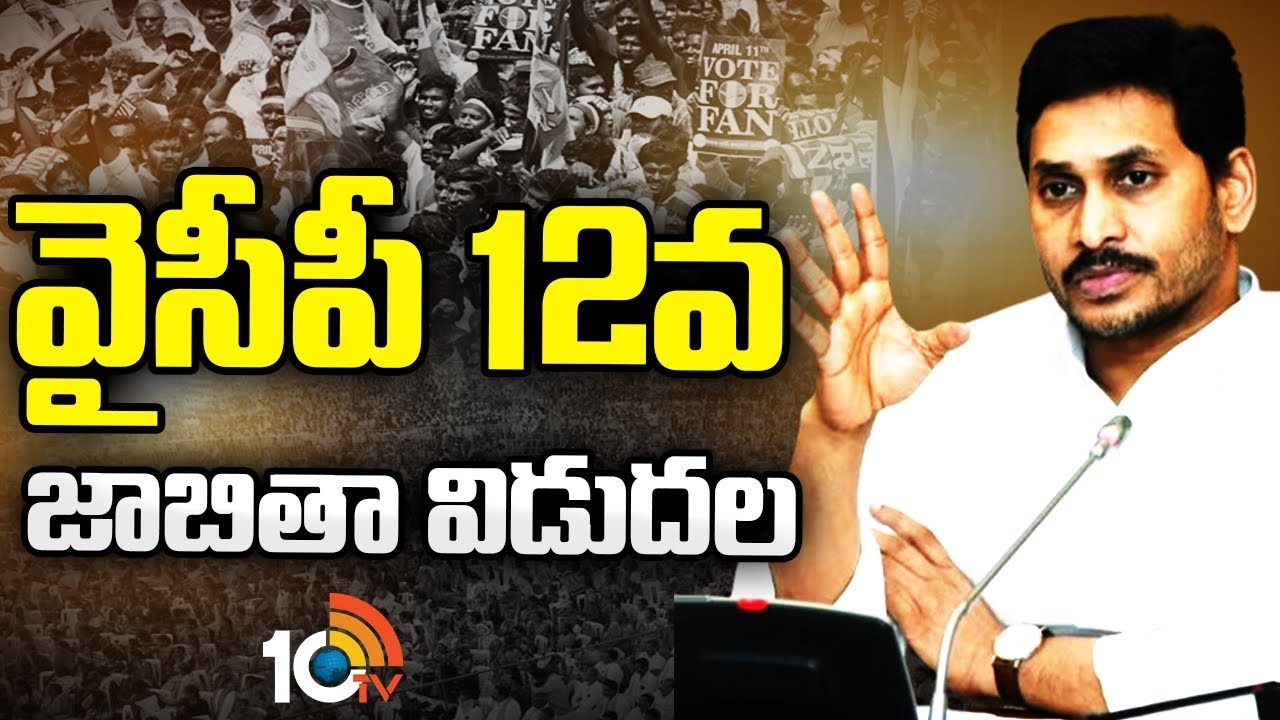 YSRCP Incharges List : వైసీపీ 12వ జాబితా విడుదల.. గాజువాక ఇన్ఛార్జ్గా గుడివాడ అమర్నాథ్ YSRCP Incharges List : వైసీపీ 12వ జాబితా విడుదల.. గాజువాక ఇన్ఛార్జ్గా గుడివాడ అమర్నాథ్
