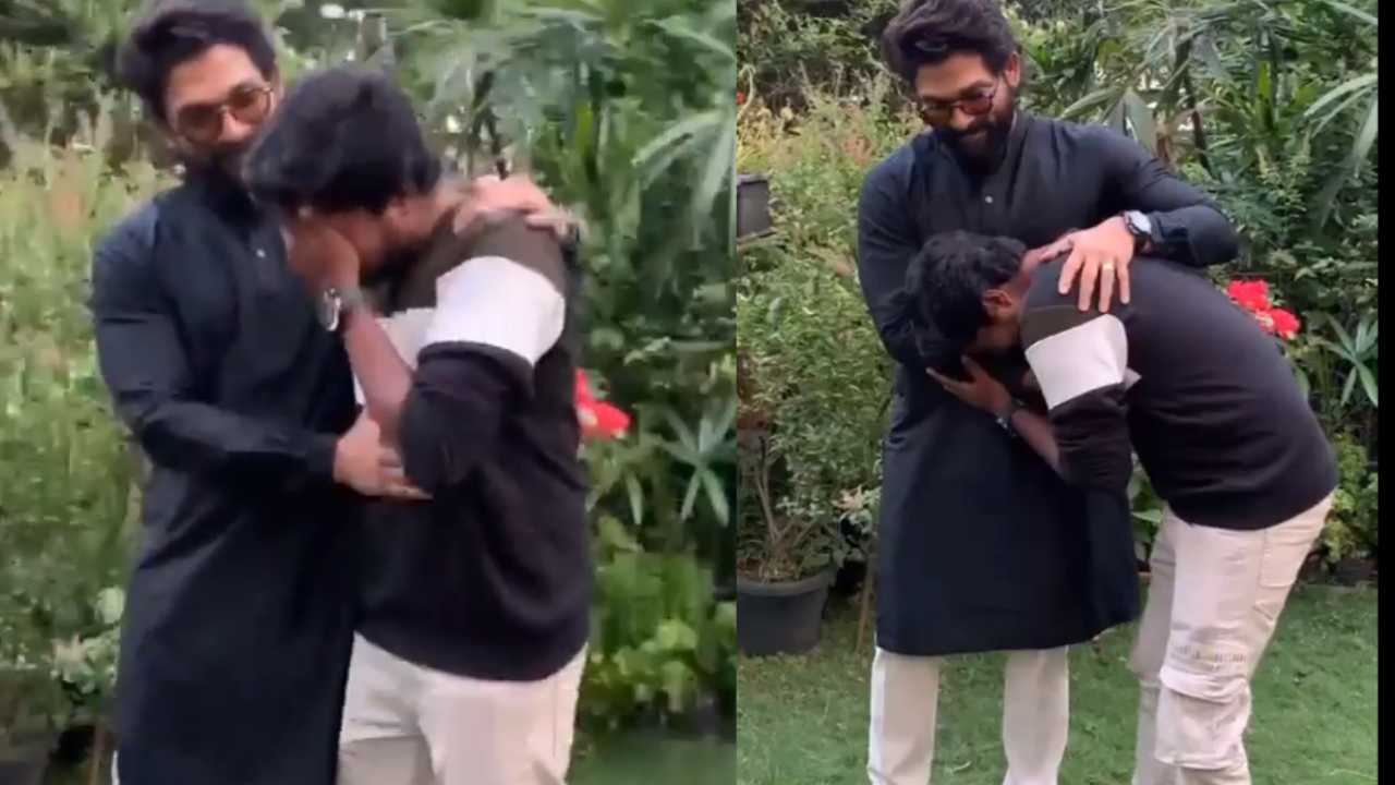 Allu Arjun : అల్లుఅర్జున్ని పట్టుకొని ఏడ్చేసిన అభిమాని.. వైరల్ అవుతున్న వీడియో.. Allu Arjun : అల్లుఅర్జున్ని పట్టుకొని ఏడ్చేసిన అభిమాని.. వైరల్ అవుతున్న వీడియో..