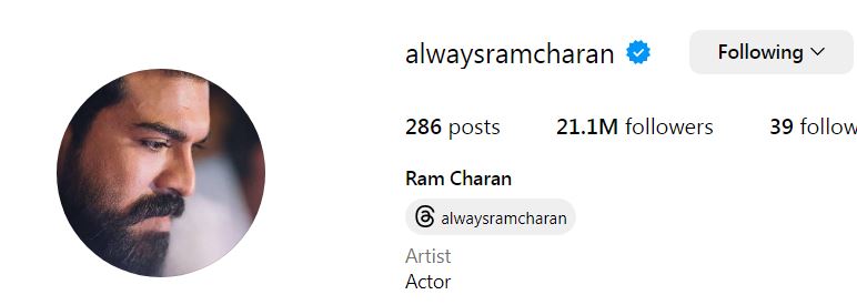 Tollywood Heros Who Having Top 5 Instagram Followers with How Many Followers Allu Arjun Prabhas Mahesh Babu Ram Charan Vijay Deverakonda 