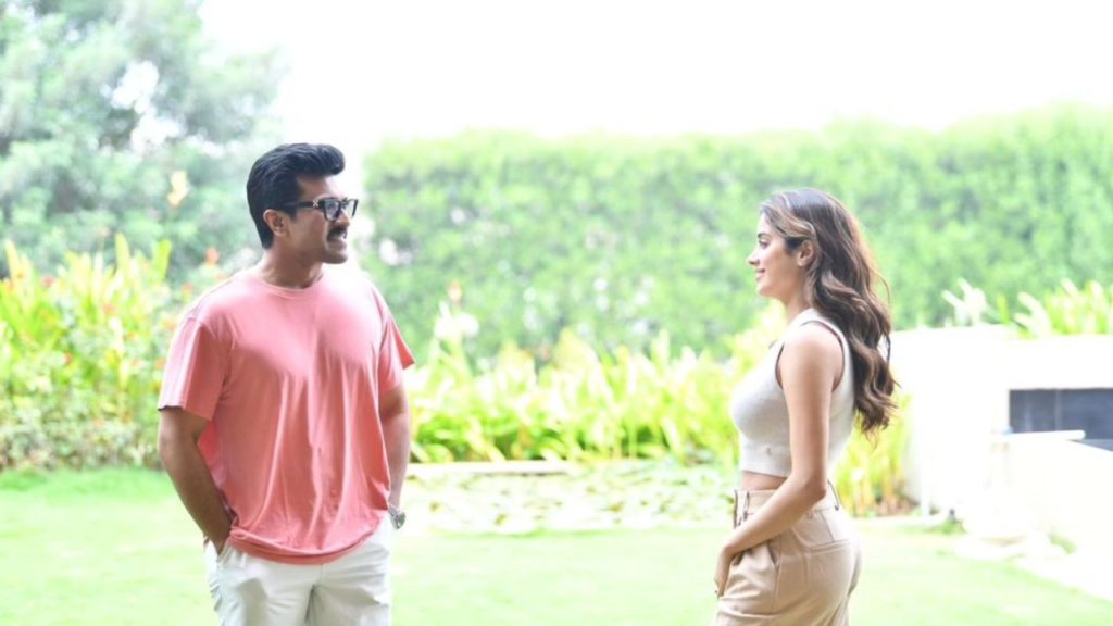 Ram Charan Janhvi Kapoor BuchiBabu Sana Discussing about RC 16 Movie Photos goes Viral