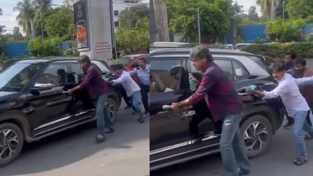 Director Harish Shankar and Producer Ravi Shankar helped a Car on road video goes Viral
