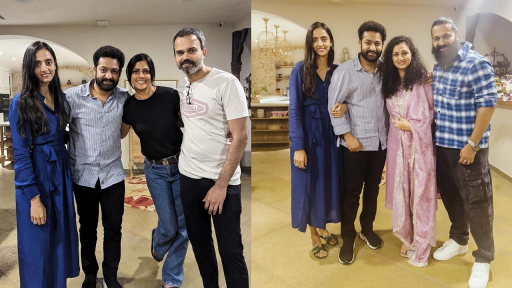 Jr NTR Meets Prashanth Neel and Rishab Shetty in Bengaluru for NTR 31 Movie Photos goes Viral