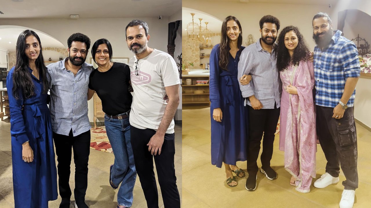 NTR 31 : భార్యతో కలిసి బెంగుళూరులో ఎన్టీఆర్.. ప్రశాంత్ నీల్, రిషబ్ శెట్టిలతో ముచ్చట్లు.. ఎన్టీఆర్ 31 గురించేనా? NTR 31 : భార్యతో కలిసి బెంగుళూరులో ఎన్టీఆర్.. ప్రశాంత్ నీల్, రిషబ్ శెట్టిలతో ముచ్చట్లు.. ఎన్టీఆర్ 31 గురించేనా?