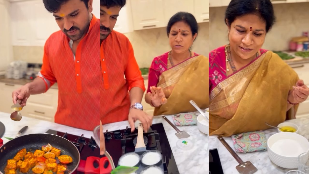 Ram Charan : ఉమెన్స్ డే రోజు అమ్మ కోసం స్పెషల్ వంట చేసిన చరణ్.. ఏమేమి వండాడో తెలుసా? పక్కన ఉపాసన ఏమో.. Ram Charan : ఉమెన్స్ డే రోజు అమ్మ కోసం స్పెషల్ వంట చేసిన చరణ్.. ఏమేమి వండాడో తెలుసా? పక్కన ఉపాసన ఏమో..