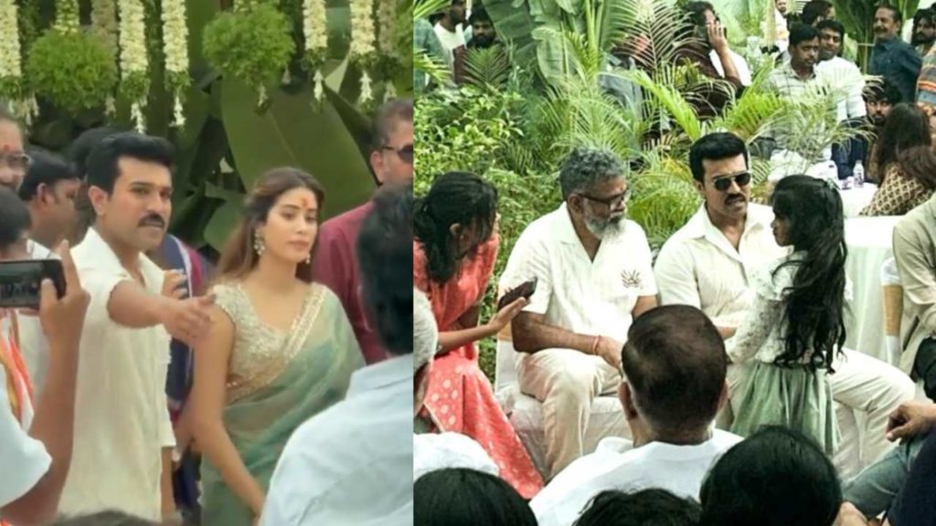 Ram Charan Janhvi Kapoor RC 16 Movie Started with Pooja Ceremony