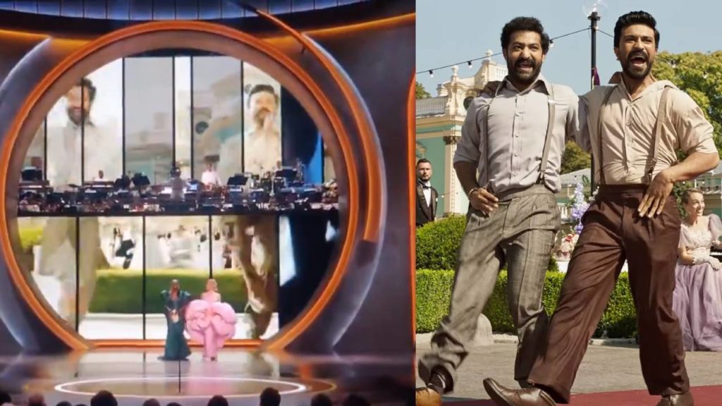 RRR Movie appeared again on 96th Oscar Awards Stage Videos goes Viral