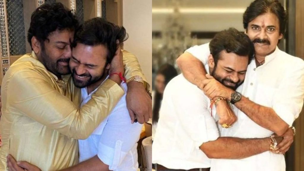 Sai Dharam tej wants to act with Megastar Chiranjeevi