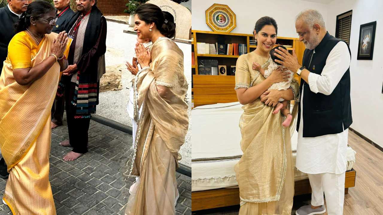 Upasana : క్లిన్ కారతో కలిసి రాష్ట్రపతిని కలిసిన ఉపాసన.. పాప ఫేస్ ఇంకెప్పుడు చూపిస్తారు అంటున్న ఫ్యాన్స్.. Upasana : క్లిన్ కారతో కలిసి రాష్ట్రపతిని కలిసిన ఉపాసన.. పాప ఫేస్ ఇంకెప్పుడు చూపిస్తారు అంటున్న ఫ్యాన్స్..