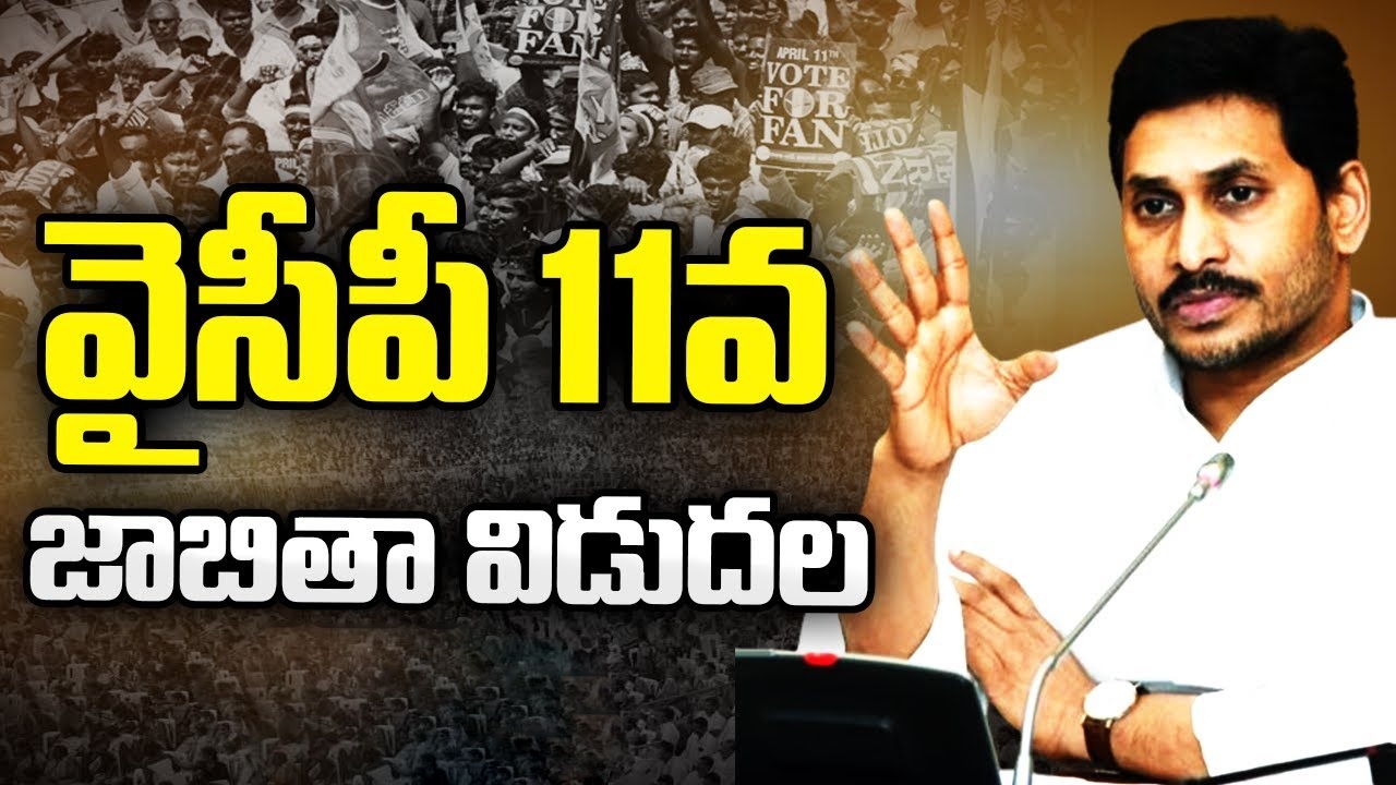 YCP 11th List : వైసీపీ 11వ జాబితా విడుదల.. కర్నూలు వైసీపీ పార్లమెంట్ ఇంచార్జ్గా బి.వై. రామయ్య YCP 11th List : వైసీపీ 11వ జాబితా విడుదల.. కర్నూలు వైసీపీ పార్లమెంట్ ఇంచార్జ్గా బి.వై. రామయ్య