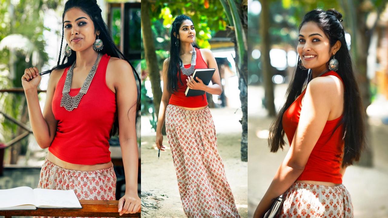 Actress Divi : ప్రకృతిలో పరవశిస్తూ అందాలతో మనసు దోచేస్తున్న దివి..